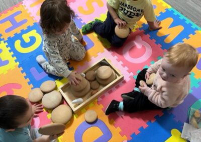 kids playing on the mat